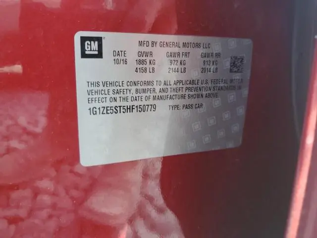 2017 CHEVROLET MALIBU LT  