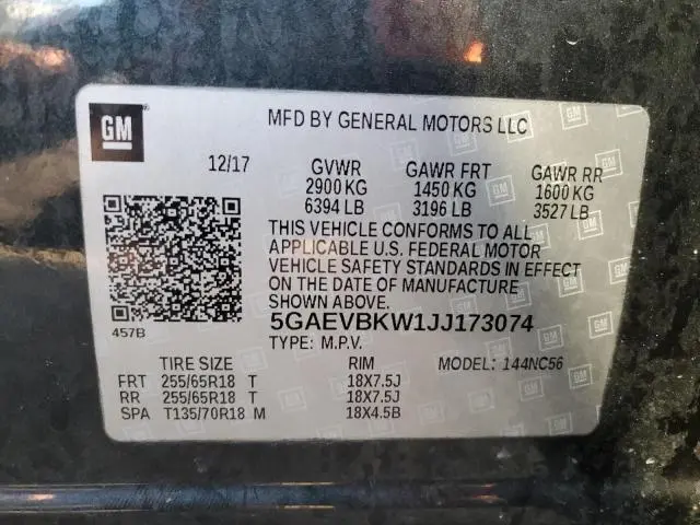 2018 BUICK ENCLAVE PREMIUM  