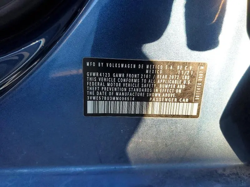 2021 VOLKSWAGEN JETTA SEL  