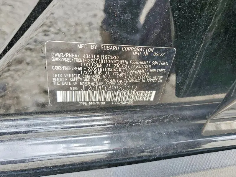 2023 SUBARU CROSSTREK PREMIUM  