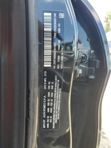 2019 ALFA ROMEO GIULIA TI  