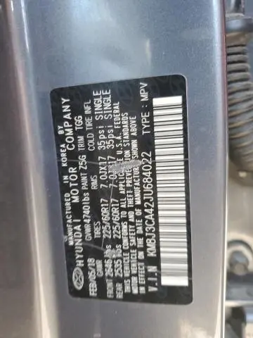 2018 HYUNDAI TUCSON SEL  