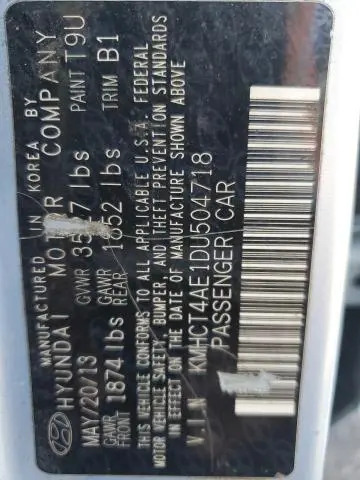 2013 HYUNDAI ACCENT GLS  