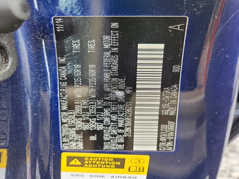 2015 LEXUS RX 350 BASE  