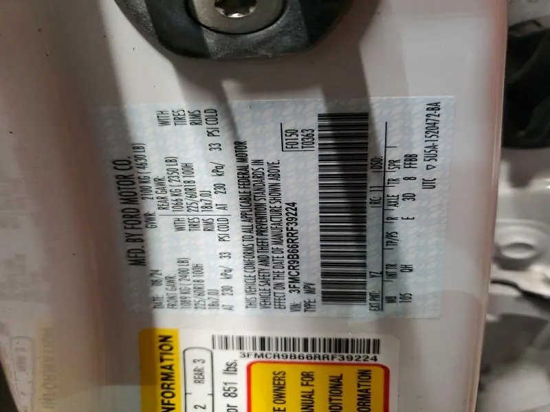 2024 FORD BRONCO SPORT BIG BEND  