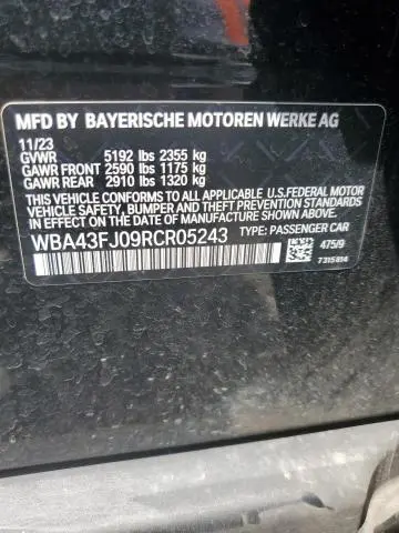 2024 BMW 530 I  