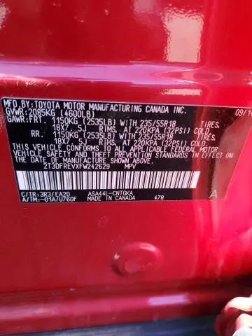 2015 TOYOTA RAV4 LIMITED  