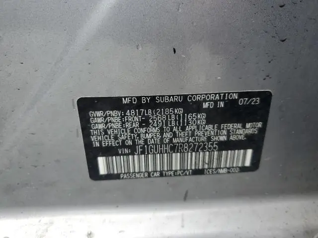2024 SUBARU IMPREZA RS  