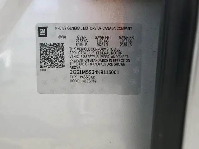 2019 CADILLAC XTS LUXURY