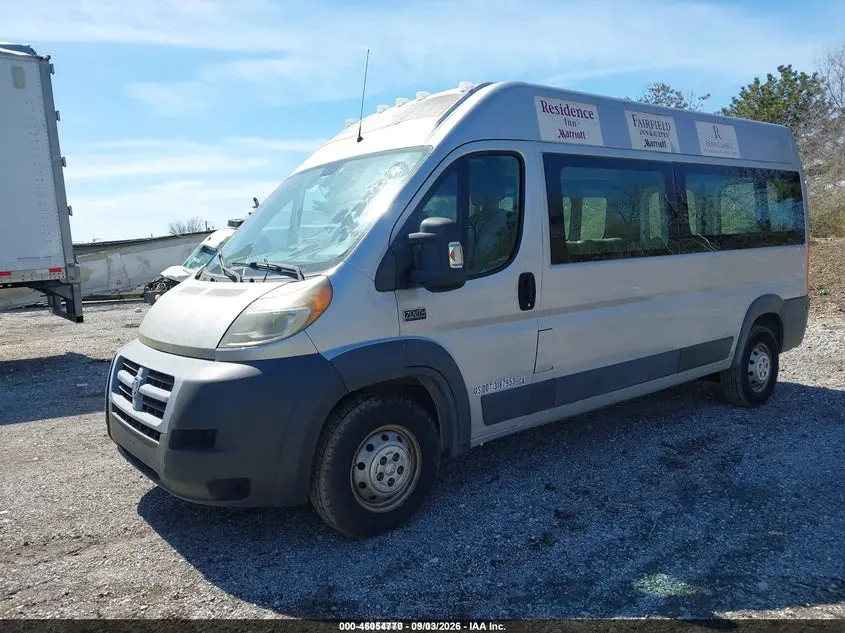 2014 RAM PROMASTER 2500 WINDOW VAN HIGH ROOF