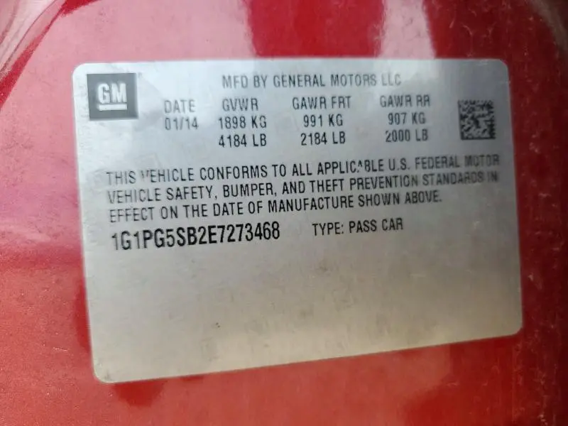 2014 CHEVROLET CRUZE LTZ  
