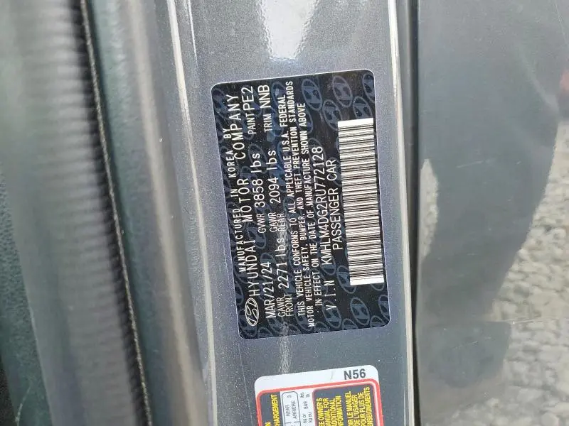 2024 HYUNDAI ELANTRA SEL  