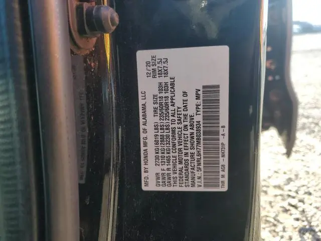2021 HONDA ODYSSEY EXL  