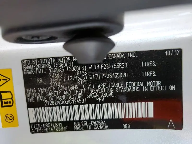 2017 LEXUS RX 350 BASE  