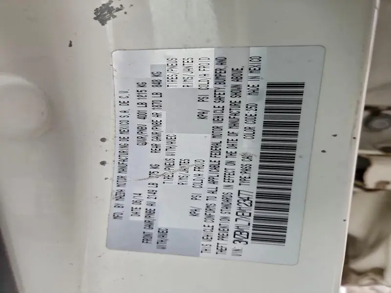 2014 MAZDA 3 TOURING  