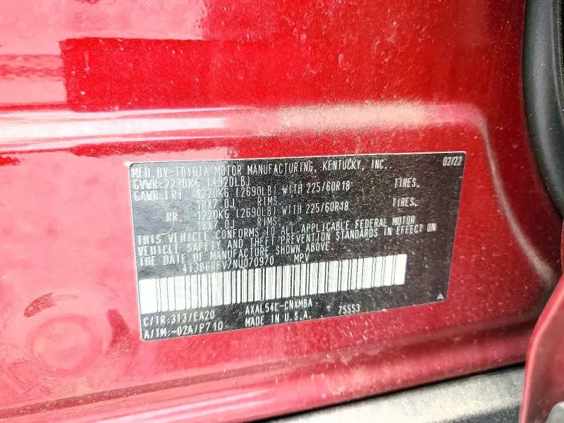 2022 TOYOTA RAV4 XLE PREMIUM  