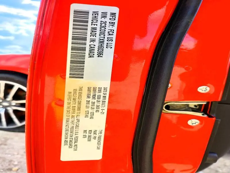 2021 DODGE CHARGER R/T  