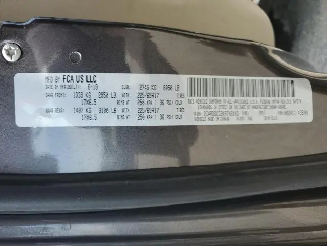 2019 DODGE GRAND CARAVAN SXT  