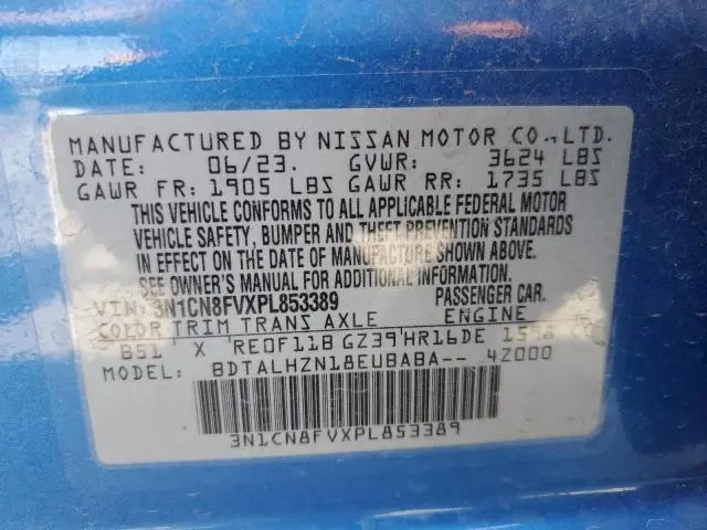 2023 NISSAN VERSA SR  