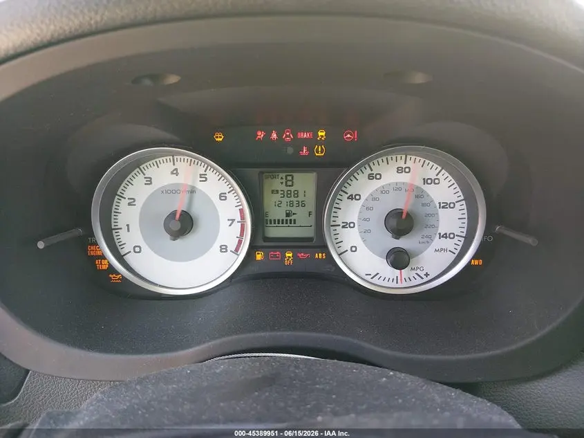 2012 SUBARU IMPREZA 2.0I