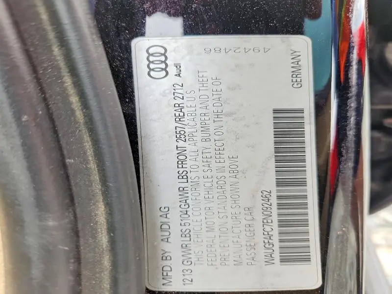 2014 AUDI A6 PREMIUM PLUS  