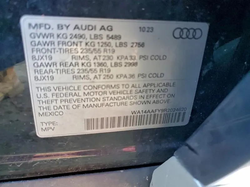 2024 AUDI Q5 SPORTBACK PREMIUM 45  