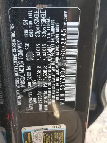 2011 HYUNDAI SANTA FE LIMITED  