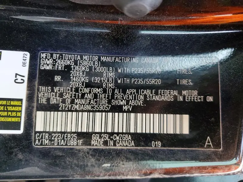 2022 LEXUS RX 350 F SPORT HANDLING  