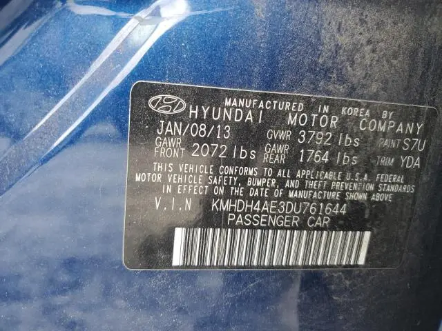 2013 HYUNDAI ELANTRA GLS  