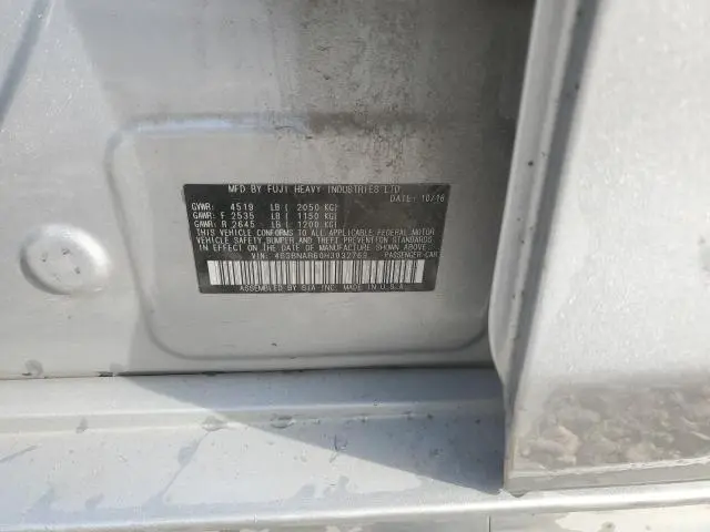 2017 SUBARU LEGACY SPORT  