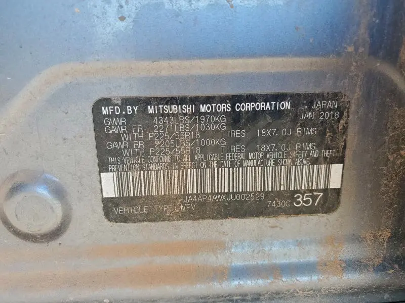 2018 MITSUBISHI OUTLANDER SPORT SEL  