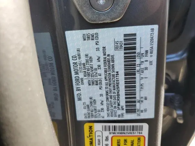 2025 FORD BRONCO SPORT BIG BEND  