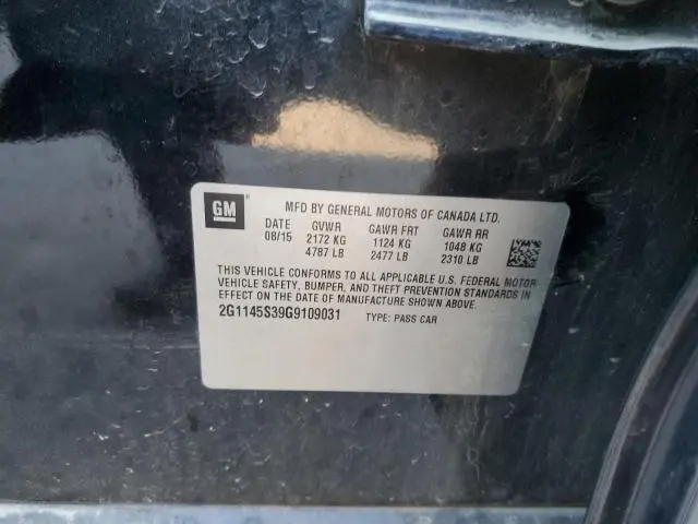 2016 CHEVROLET IMPALA LTZ  