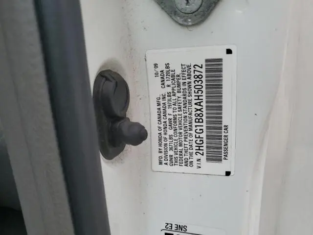 2010 HONDA CIVIC EX  
