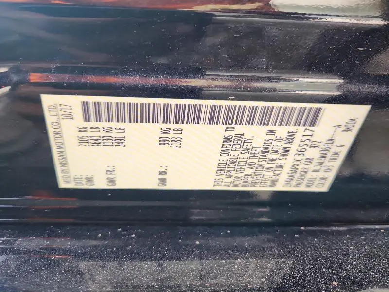2018 NISSAN MAXIMA 3.5 SL  