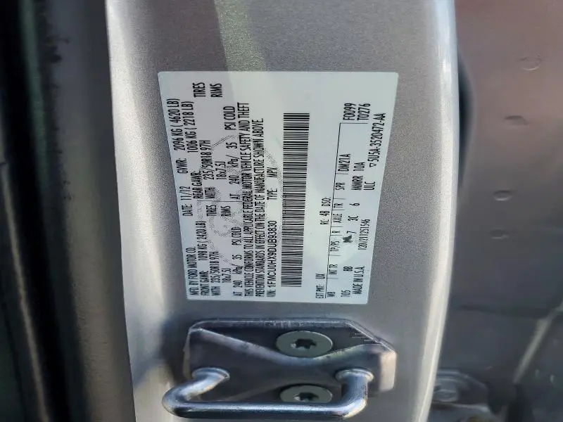 2013 FORD ESCAPE SEL  