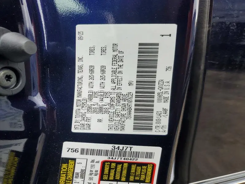 2026 TOYOTA SEQUOIA PLATINUM  