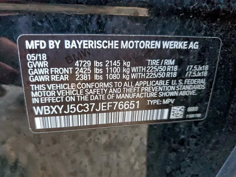 2018 BMW X2 XDRIVE28I  