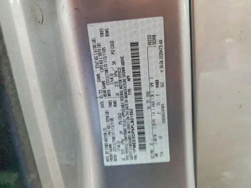 2023 FORD BRONCO BASE  