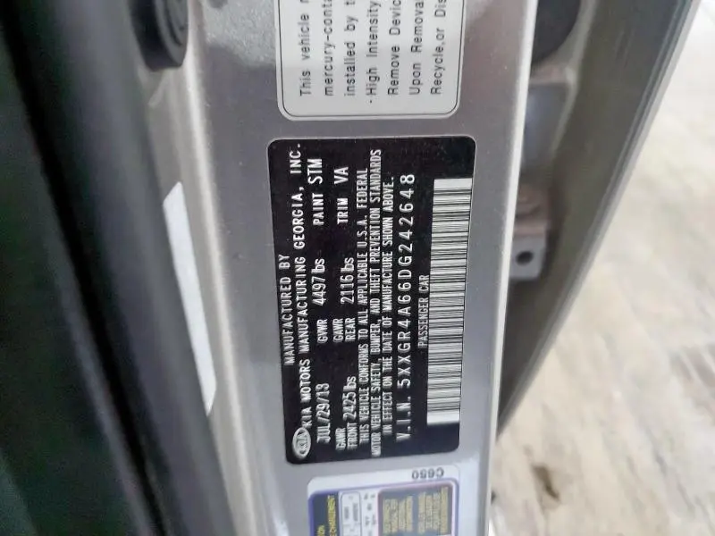 2013 KIA OPTIMA SX  