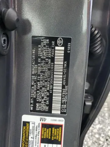 2010 TOYOTA CAMRY BASE  