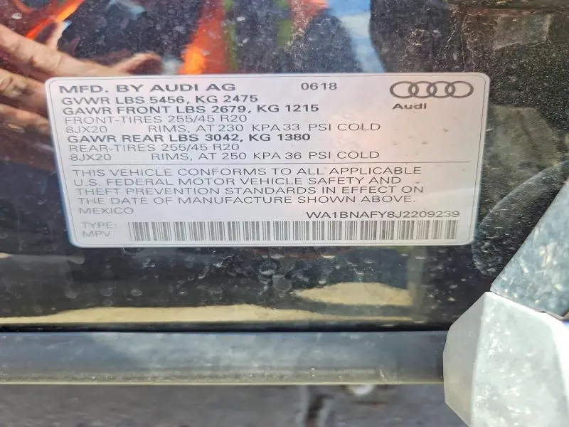 2018 AUDI Q5 PREMIUM PLUS  