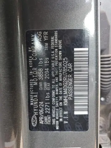 2024 HYUNDAI ELANTRA SEL  