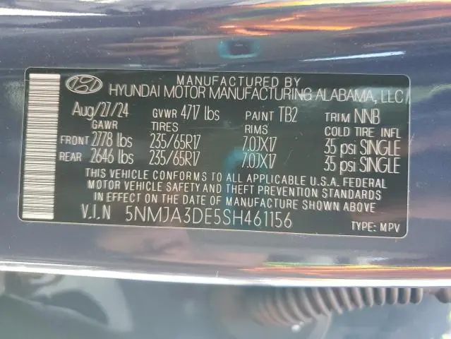 2025 HYUNDAI TUCSON SE  
