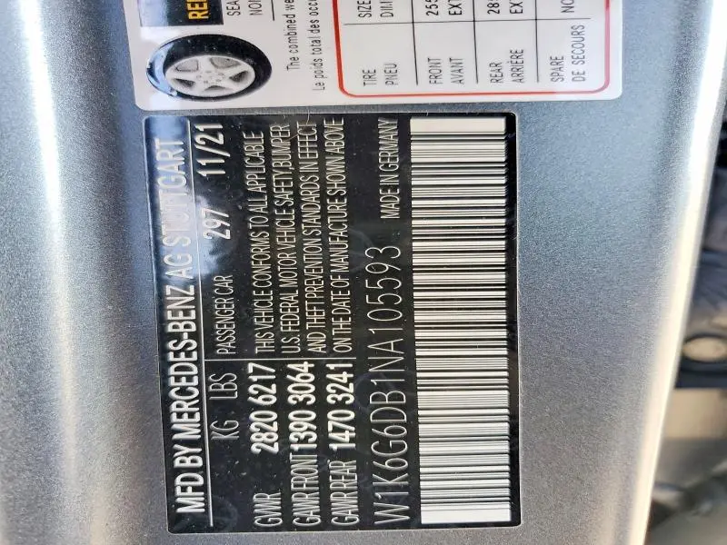 2022 MERCEDES-BENZ S 500 4MATIC  