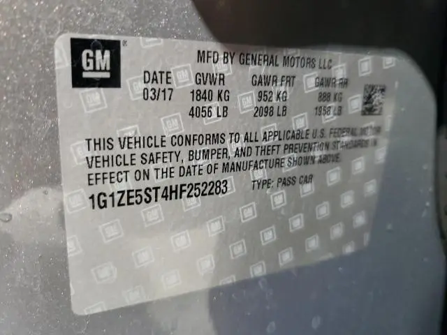 2017 CHEVROLET MALIBU LT  