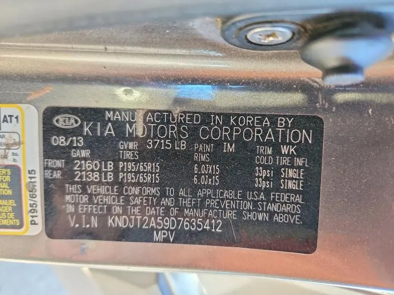 2013 KIA SOUL BASE  