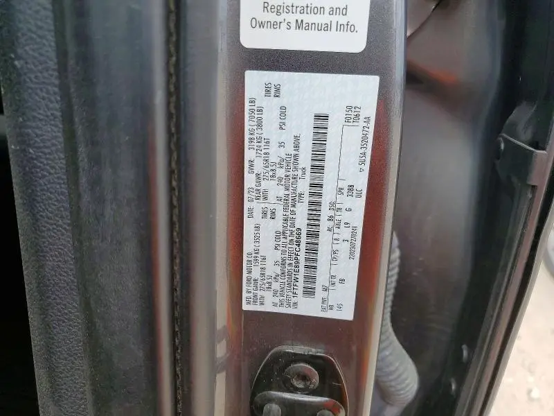 2023 FORD F150   
