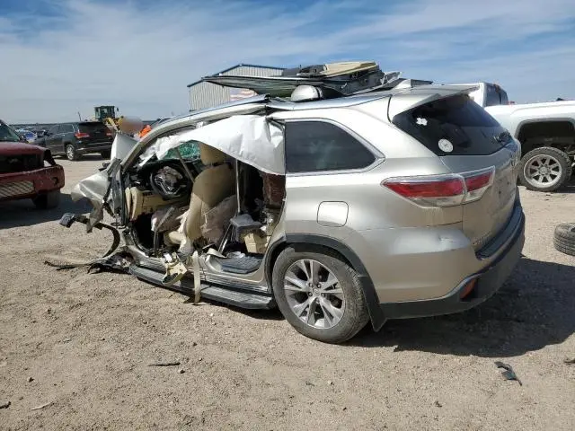2015 TOYOTA HIGHLANDER XLE  