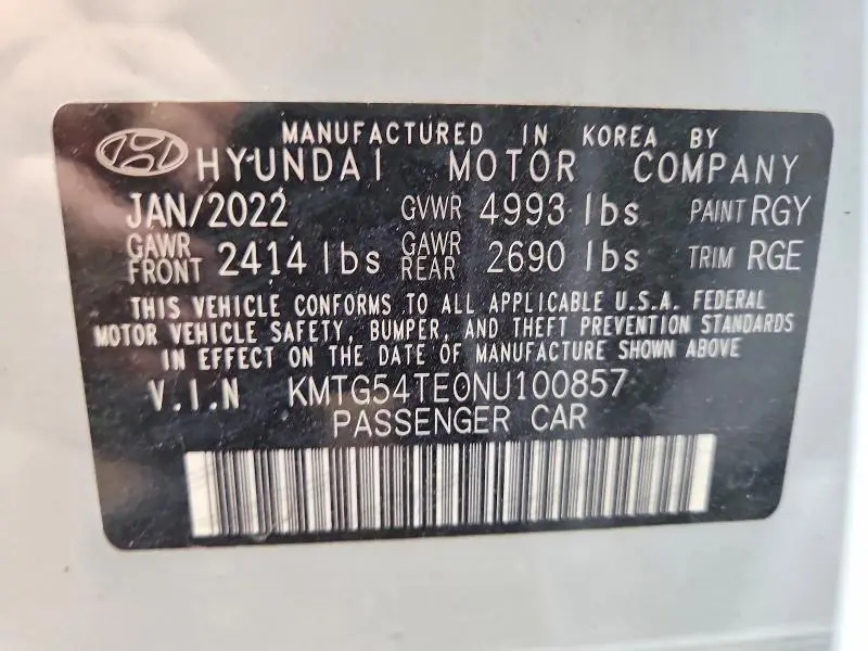 2022 GENESIS G70 3.3T STANDARD  